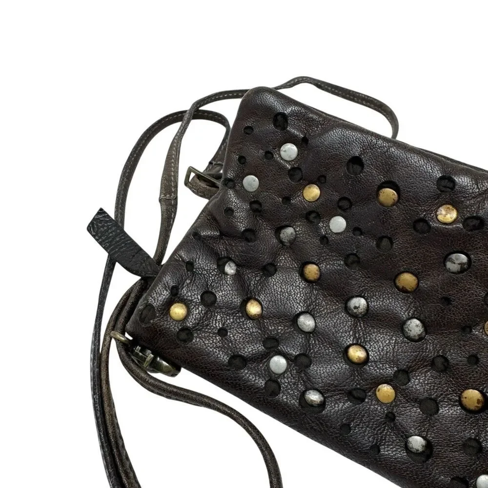 Latico Crossbody Shoulder Bag Small Purse Brown Butter Soft Leather Womens
